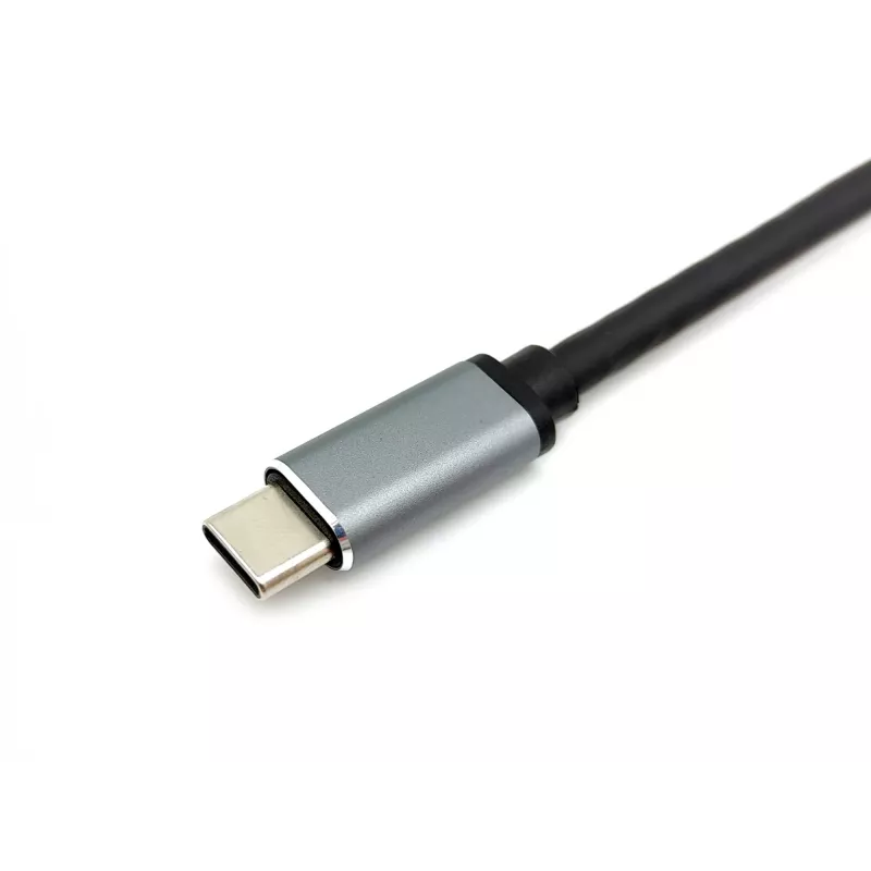 Equip USB-C 4 in 1 Dual HDMI Adapter, USB 3.2 Gen 1 (3.1 Gen 1) Type-C, hõbedane, 4K Ultra HD, 30 Hz, HDMI, alumiinium