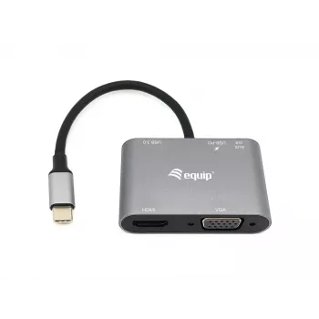 Equip USB-C 5 in 1 mitmefunktsiooniline adapter