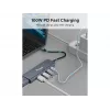 Equip USB-C 5-in-1 MULTIFUNKTSIOONIGA adapter, HDMI, USB 3.2 GEN1, 100W USB PD