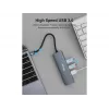 Equip USB-C 5-in-1 MULTIFUNKTSIOONIGA adapter, HDMI, USB 3.2 GEN1, 100W USB PD