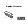 Equip USB-C — RJ45 Gigabit võrk + PD Adapter USB USB-C 100W