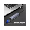 Equip USB-C — RJ45 Gigabit võrk + PD Adapter USB USB-C 100W
