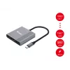 Equip 3-ühes USB-C HDMI / USB-A / USB PD adapter, 3.2 Gen 1 (3.1 Gen 1), USB USB-C, HDMI-väljund, 3840 x 2160 pikslit