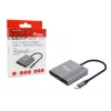 Equip 3-ühes USB-C HDMI / USB-A / USB PD adapter, 3.2 Gen 1 (3.1 Gen 1), USB USB-C, HDMI-väljund, 3840 x 2160 pikslit
