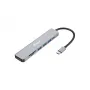 Equip USB-C 7-in-1 multifunktsionaalne adapter, HDMI 4K/60Hz, USB 3.2 Gen1 x 3, TF/MICRO SD, 100W USB PD