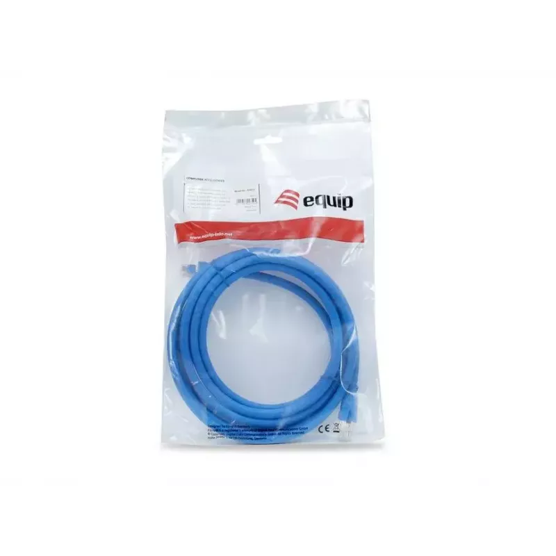 Equip Cat 8.1 S/FTP (PIMF) patch-kaabel, LSOH, 0,5 m, sinine