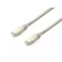 Equip Cat.6A Platinum S/FTP paigakaabel, hall, 1,0 m, 10 tk komplekt