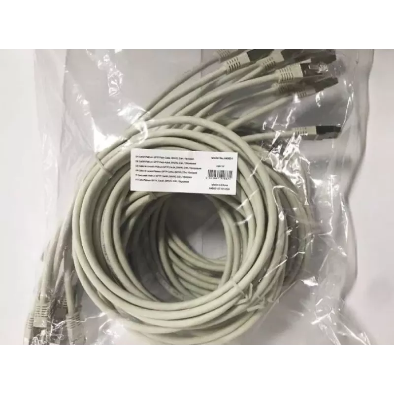 Equip Cat.6A Platinum S/FTP paigakaabel, hall, 2,0 m, 10 tk komplekt