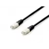 Equip Cat.6A Platinum S/FTP ühenduskaabel, must, 0,25 m, 10 tk/kompl.