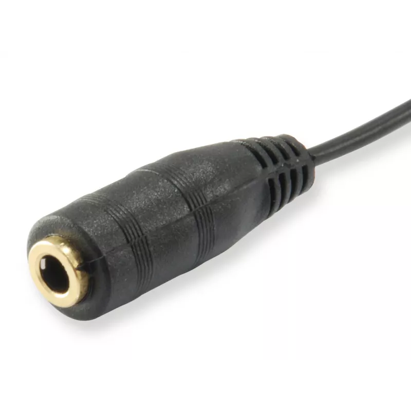 Equip Audio jagamiskaabel, must, 3,5 mm, 2 x 3,5 mm, emane, isane, polüvinüülkloriid (PVC)