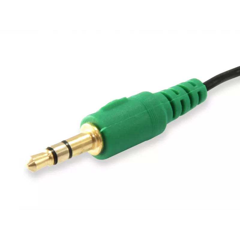 Equip Audio jagamiskaabel, must, 3,5 mm, 2 x 3,5 mm, emane, isane, polüvinüülkloriid (PVC)