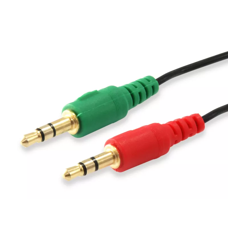 Equip Audio jagamiskaabel, must, 3,5 mm, 2 x 3,5 mm, emane, isane, polüvinüülkloriid (PVC)