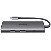 USB-C mitmeotstarbeline adapter UGREEN 15531 HDMI USB 3.0 Ethernet