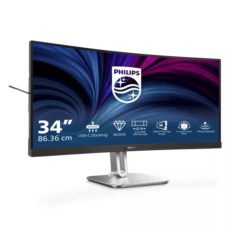 Philips 5000 seeria 34B2U5600C/00 arvutimonitor 86,4 cm (34 tolli) 3440 x 1440 pikslit Dual QHD LCD Hall