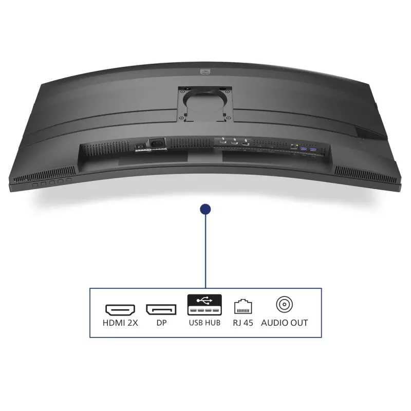Philips 5000 seeria 34B2U5600C/00 arvutimonitor 86,4 cm (34 tolli) 3440 x 1440 pikslit Dual QHD LCD Hall