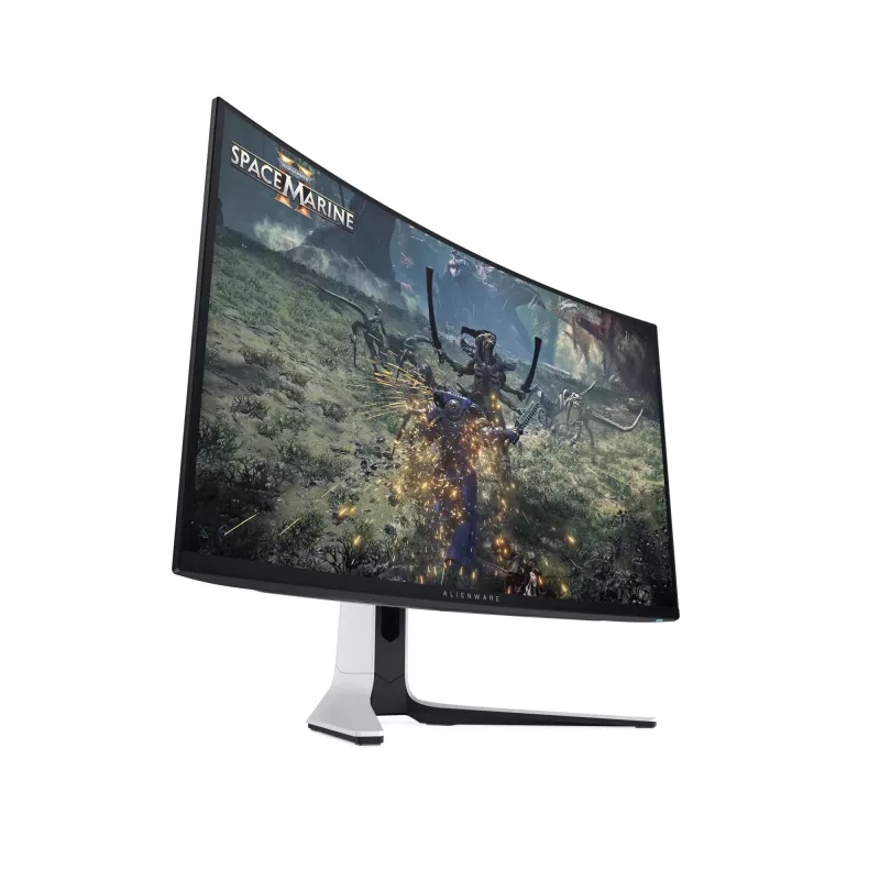 Alienware AW3225QF arvutimonitor 81,3 cm (32 tolli) 3840 x 2160 pikslit 4K Ultra HD QD-OLED must, valge