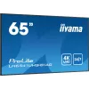 iiyama LH6541UHS-B1AG Signage-ekraan 163,8 cm (64,5 tolli) LCD 500 cd/m² 4K Ultra HD Must 24/7