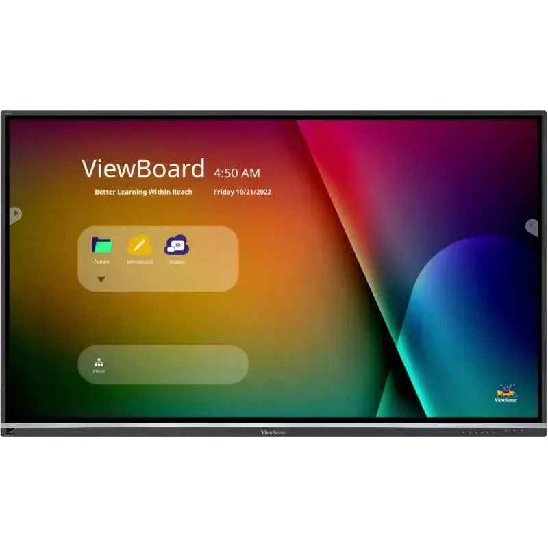 Viewsonic IFP6550-5F interaktiivne tahvel 165,1 cm (65 tolli) 3840 x 2160 pikslit Puutetundlik ekraan Must HDMI