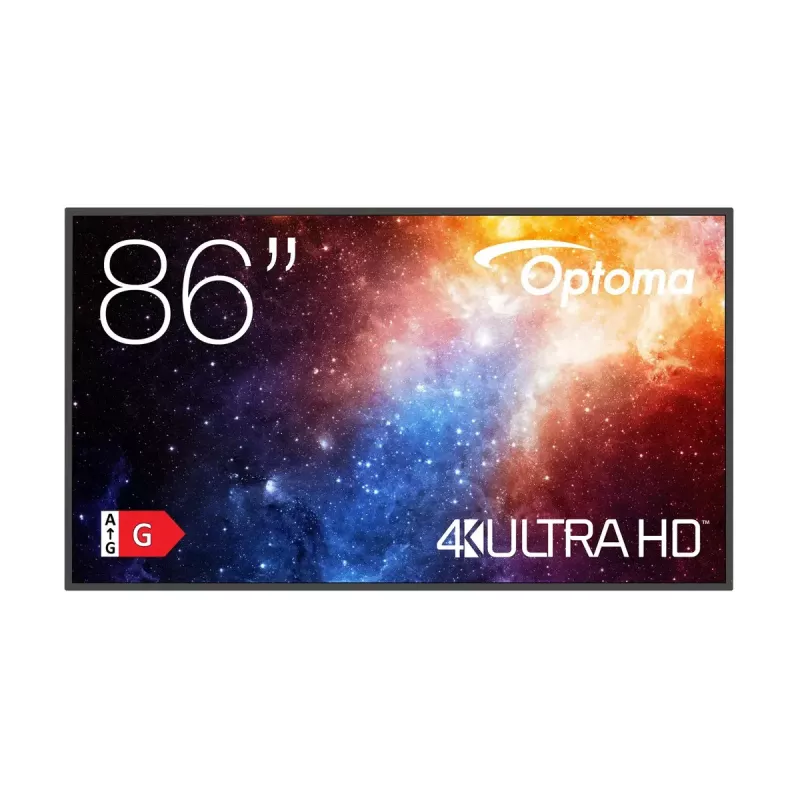 Digital signage lamekraan Optoma N3861K 86 tolli LED 4K Ultra HD
