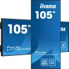 iiyama LH10551UWS-B1AG Signage Display Digitaalne infokuva lameekraan 2.67 m (105 tolli) LED 500 cd/m² UltraWide 5K HD Must 24/7