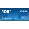 iiyama LH10551UWS-B1AG Signage Display Digitaalne infokuva lameekraan 2.67 m (105 tolli) LED 500 cd/m² UltraWide 5K HD Must 24/7
