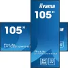 iiyama LH10551UWS-B1AG Signage Display Digitaalne infokuva lameekraan 2.67 m (105 tolli) LED 500 cd/m² UltraWide 5K HD Must 24/7