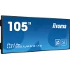 iiyama LH10551UWS-B1AG Signage Display Digitaalne infokuva lameekraan 2.67 m (105 tolli) LED 500 cd/m² UltraWide 5K HD Must 24/7