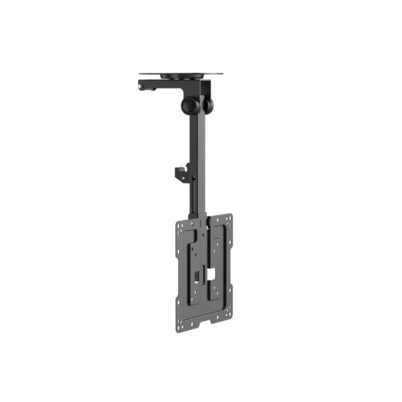 Equip 23–55 tolli laekinnitusega teleriklamber, 75 x 75 mm, 400 x 400 mm, 0–80°, -45–45°, roostevaba teras, must