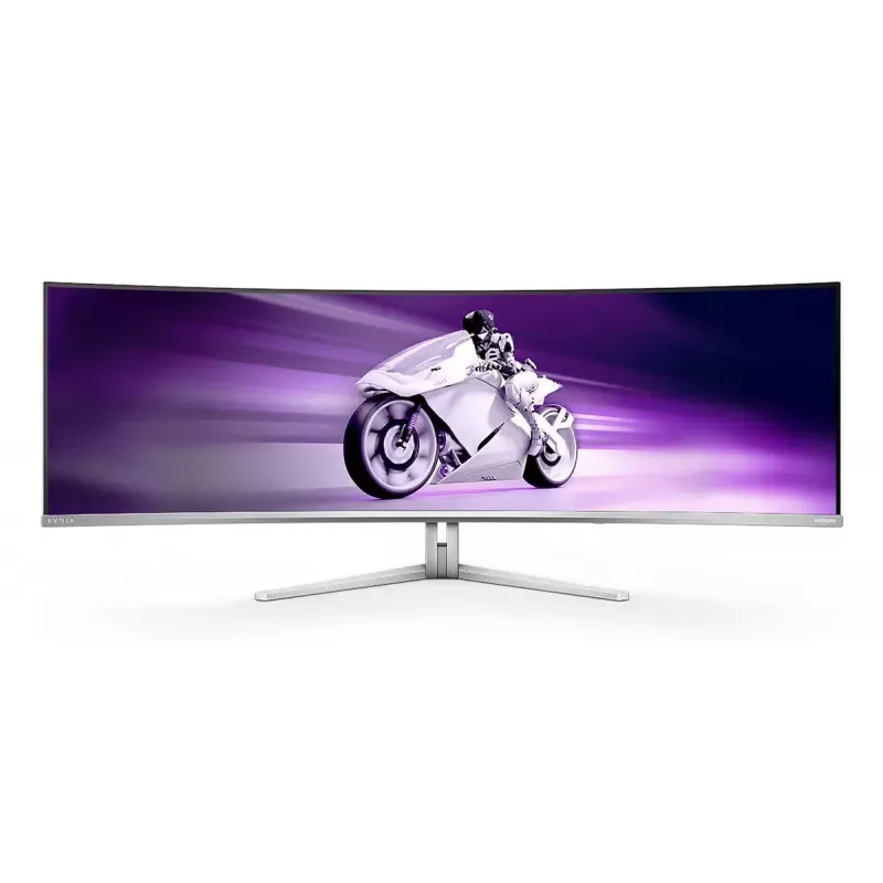 Philips Evnia 8000 49M2C8900/00 arvutimonitor 124,2 cm (48,9 tolli) 5120 x 1440 pikslit Dual QHD QD-OLED Valge