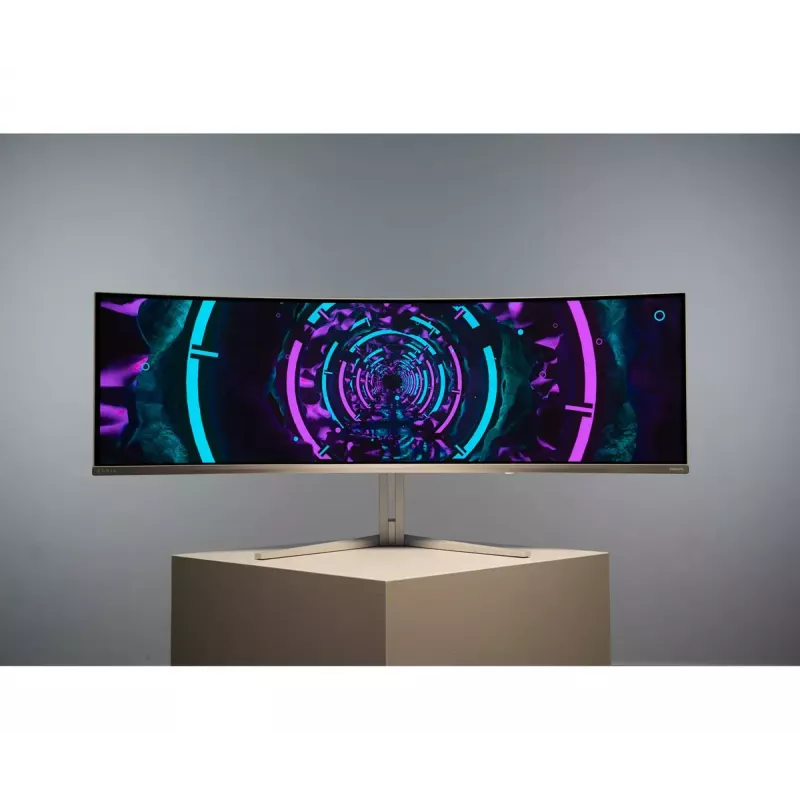 Philips Evnia 8000 49M2C8900/00 arvutimonitor 124,2 cm (48,9 tolli) 5120 x 1440 pikslit Dual QHD QD-OLED Valge