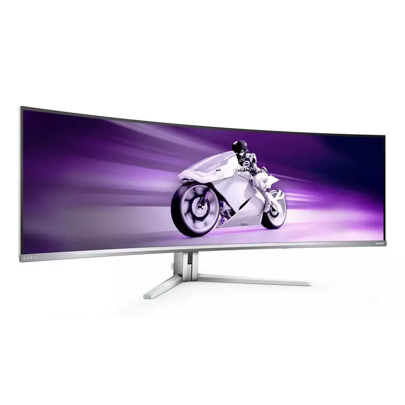 Philips Evnia 8000 49M2C8900/00 arvutimonitor 124,2 cm (48,9 tolli) 5120 x 1440 pikslit Dual QHD QD-OLED Valge