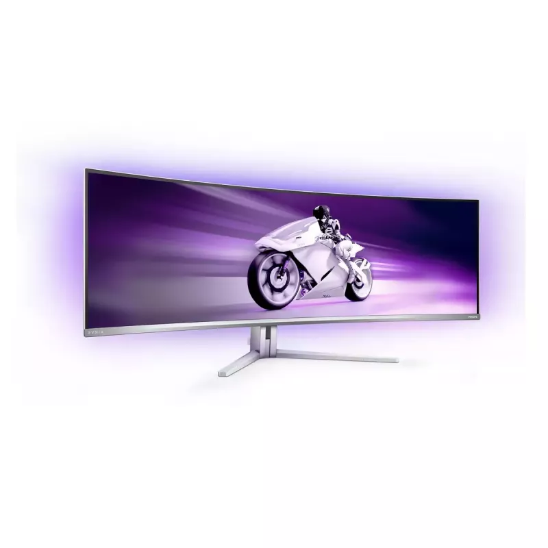 Philips Evnia 8000 49M2C8900/00 arvutimonitor 124,2 cm (48,9 tolli) 5120 x 1440 pikslit Dual QHD QD-OLED Valge