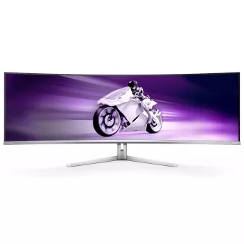Philips Evnia 8000 49M2C8900/00 arvutimonitor 124,2 cm (48,9 tolli) 5120 x 1440 pikslit Dual QHD QD-OLED Valge