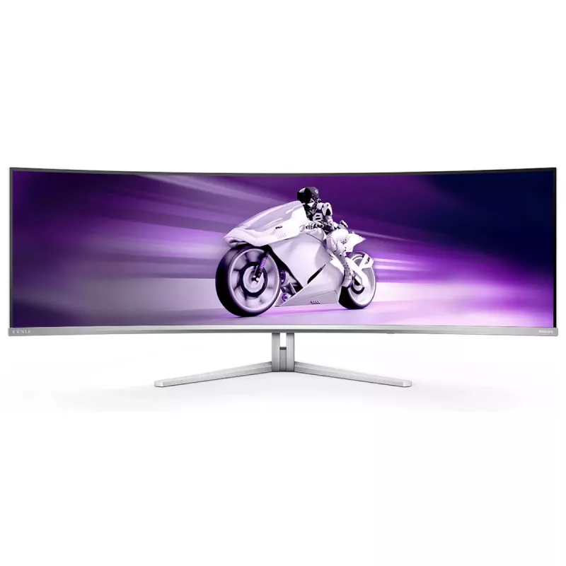 Philips Evnia 8000 49M2C8900/00 arvutimonitor 124,2 cm (48,9 tolli) 5120 x 1440 pikslit Dual QHD QD-OLED Valge