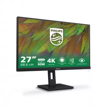 Philips 3000 seeria 27B1U3900/00 arvutimonitor 68,6 cm (27 tolli) 3840 x 2160 pikslit 4K Ultra HD LCD must