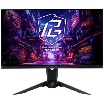 ASROCK Mängurimonitor - Pgo27qfv - 27 tolli - 2560 x 1440 Uhd - Lame 360 Hz - Must