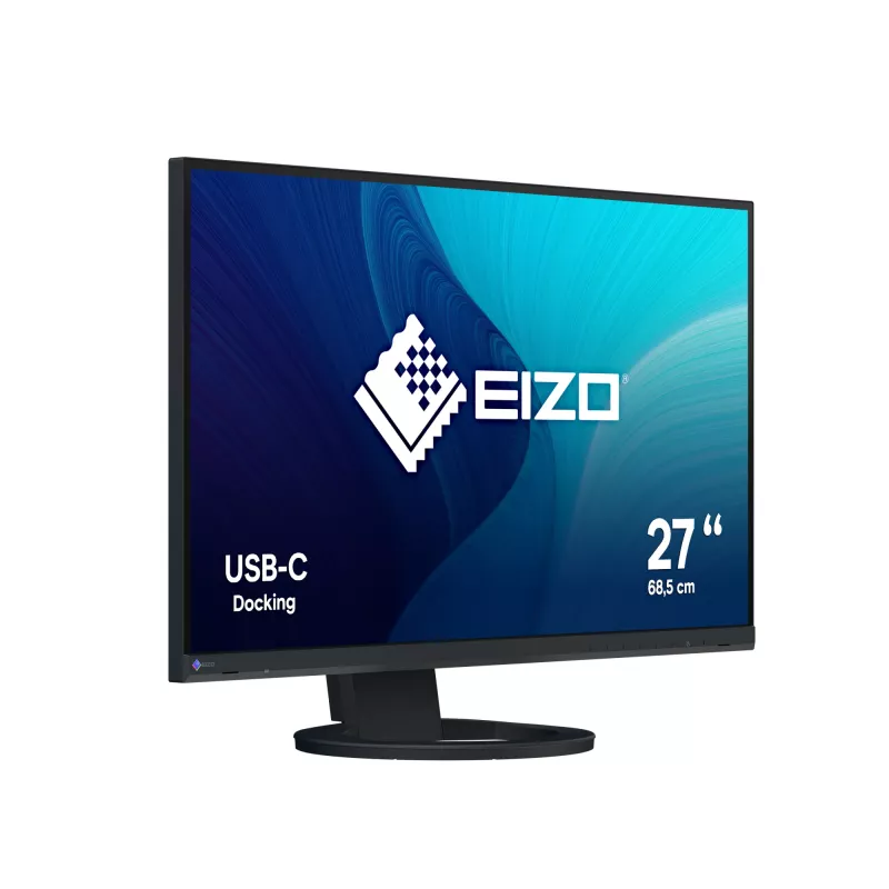 EIZO FlexScan EV2720S-BK arvutimonitor 68,6 cm (27 tolli) 2560 x 1440 pikslit Quad HD LCD must