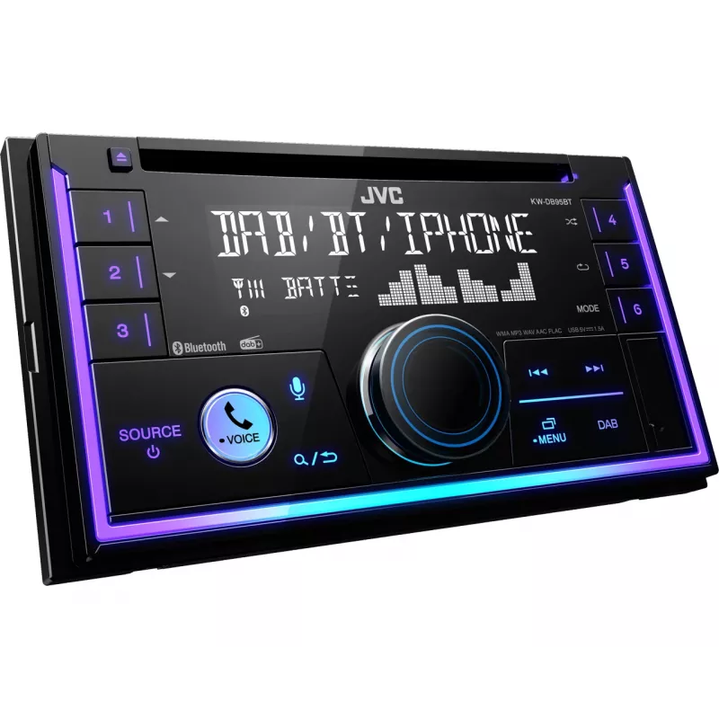 JVC KW-DB95BT Must 200 W Bluetooth