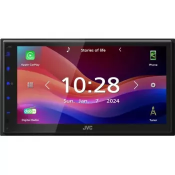JVC KW-M595DBT auto meediumipleier Must Wi-Fi 22 W Bluetooth