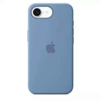 APPLE iPhone 16E - Silikonümbris - Talvesinine (MD3Q4ZM/A)