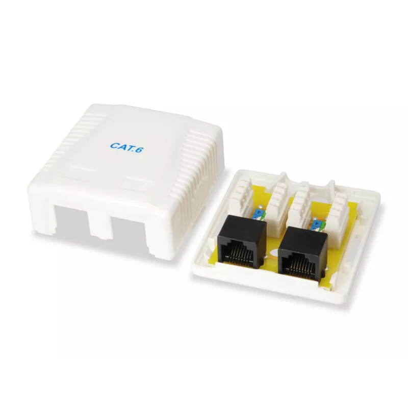Surface Mount Box Equip 2-Port Cat.6 235214