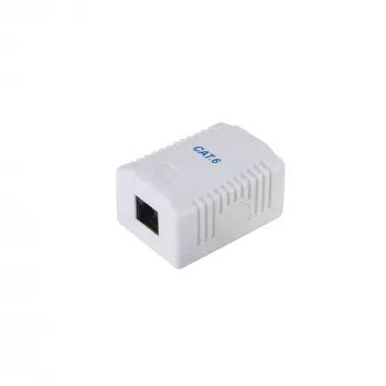 1-Port Cat.6 Surface Mount Box Equip 235213