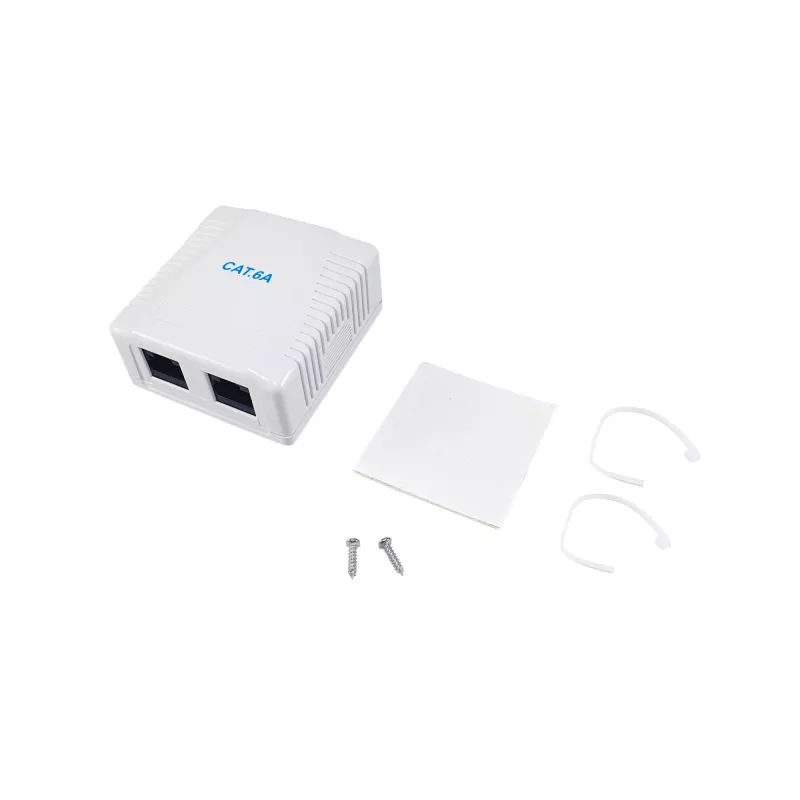 Equip 2-pordiline Cat.6A pinnakarp 61mm x 29,6mm x 59,1mm