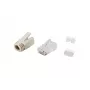 Equip Cat.6A RJ45 pistikute komplekt 100 tk läbipaistev valge