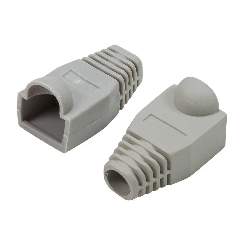 Equip kaablikaitse, kaablikaitse, hall, RJ-45, RoHS, 14.3 mm, 25.8 mm