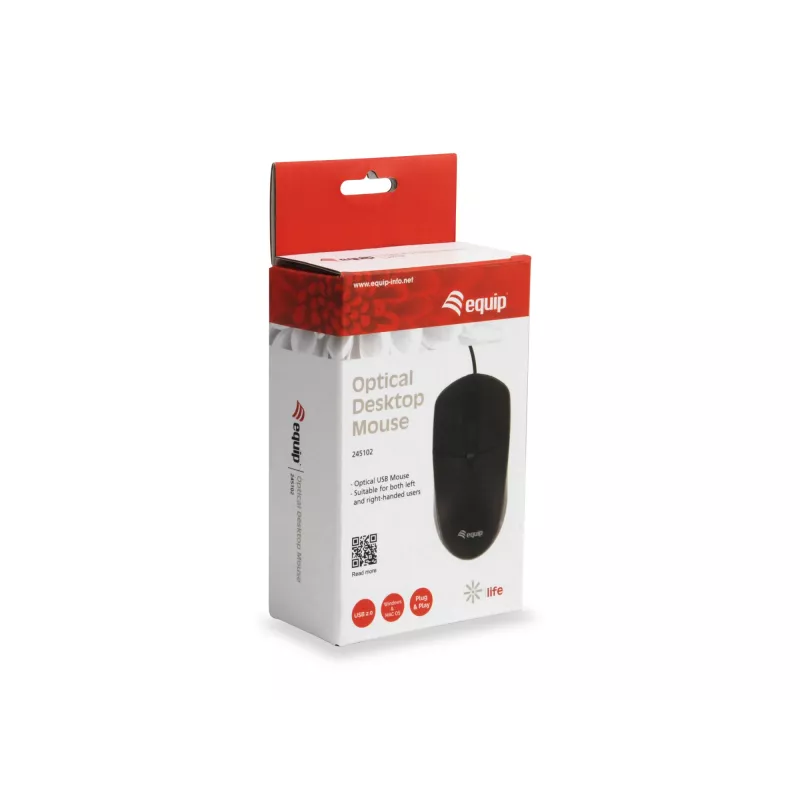 Equip 245102 hiir Office Kahekäeline USB Type-A Optiline 1000 DPI