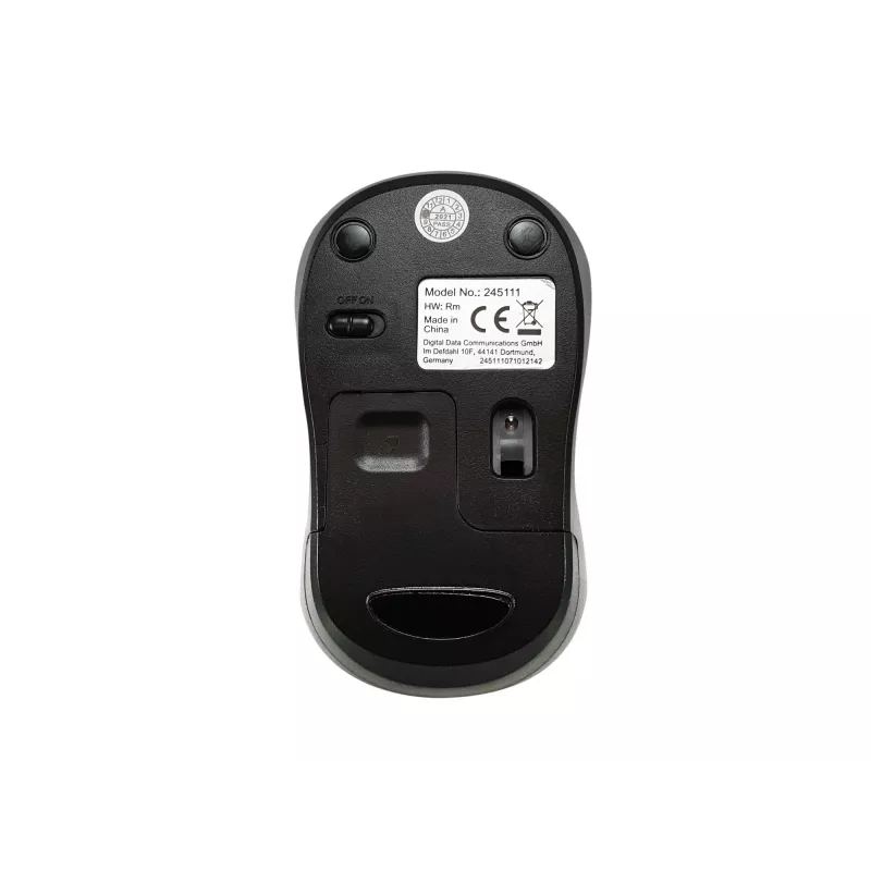 hiir Equip Comfort Wireless Must RF-traadita