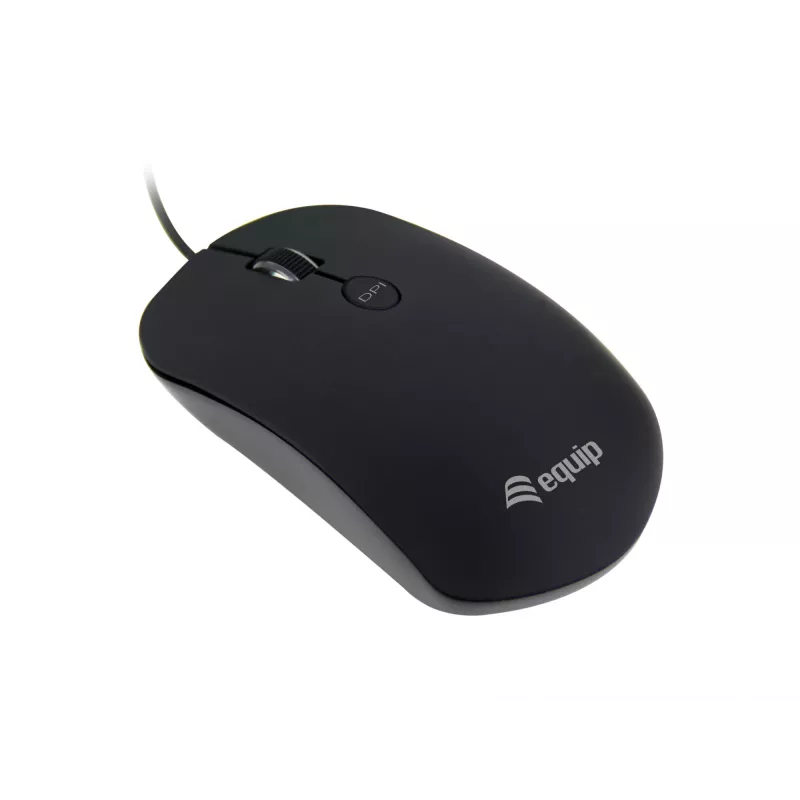 Equip USB Comfort hiir, kahekäeline, optiline, USB Type-A, 1600 DPI, must