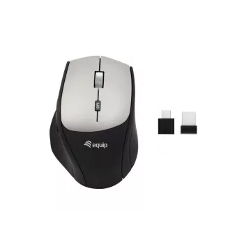 Equip 245115 juhtmevaba hiir kahe ühendusvõimalusega adapteriga (USB-C+A)
