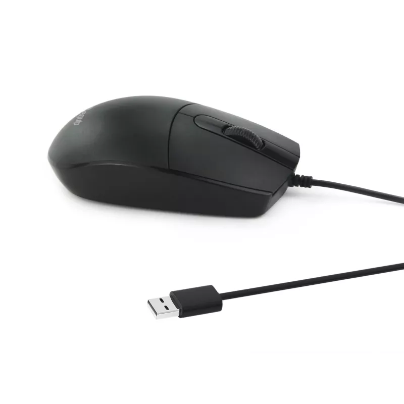Equip USB vaikne hiir, mõlemakäeline, optiline, USB Type-A, 1200 DPI, must